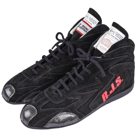 R.J.S. Safety Equipment 500020155 RJS Redline Mid Top Racing Shoes SFI 3.3/5 Cer