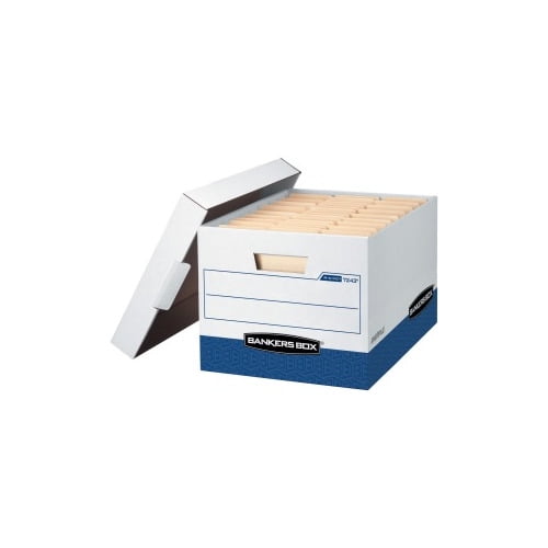 Bankers Box R Kiev Heavy-Duty Storage Boxes With Locking Lift-Off Lids And Built-In Handles