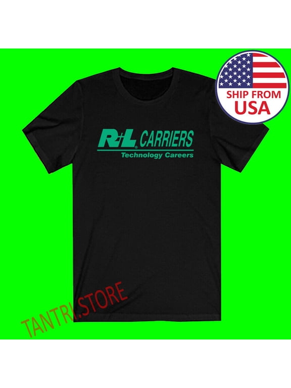 R+L Carriers Company Men's Black T-Shirt Size S to 3XL