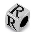 thumbnail image 1 of R Letter Personalized In Dice Engraved 925 Sterling Silver Valentines Day Gifts Pendant Jewelry, 1 of 2