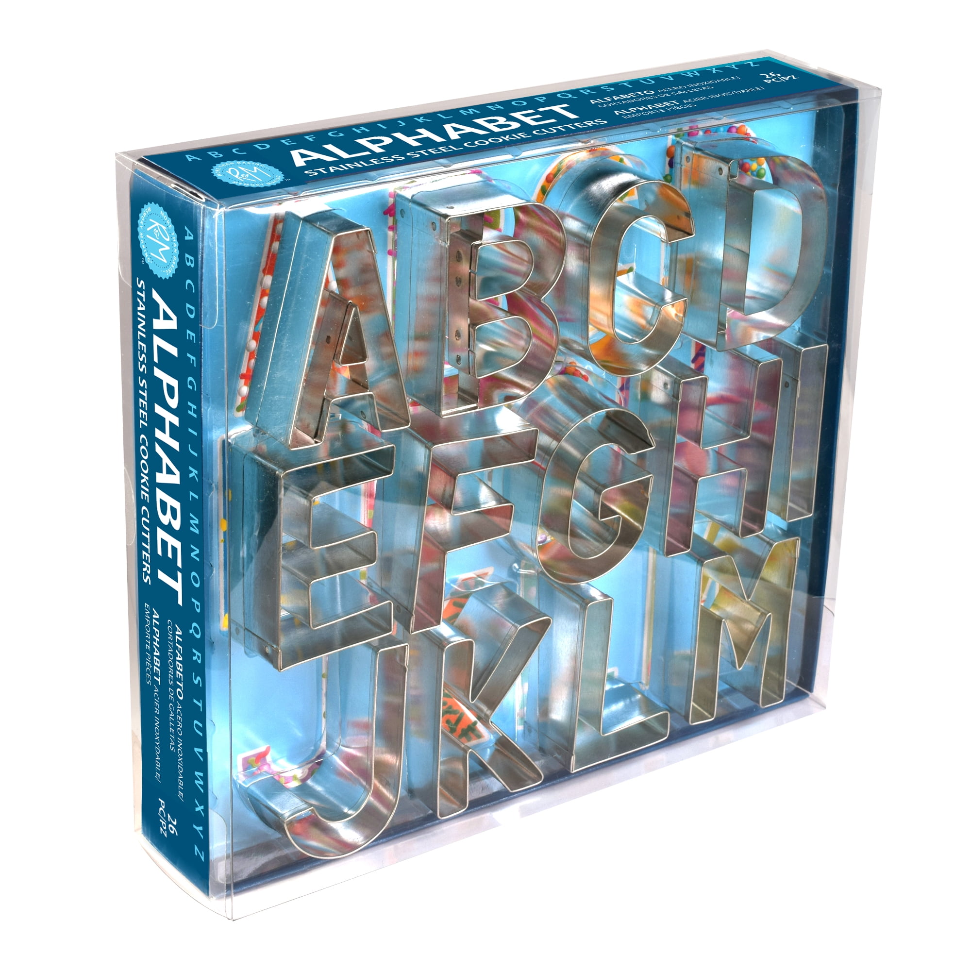 R&M International Deluxe Alphabet Cookie Cutters Set - Thumbnail 4