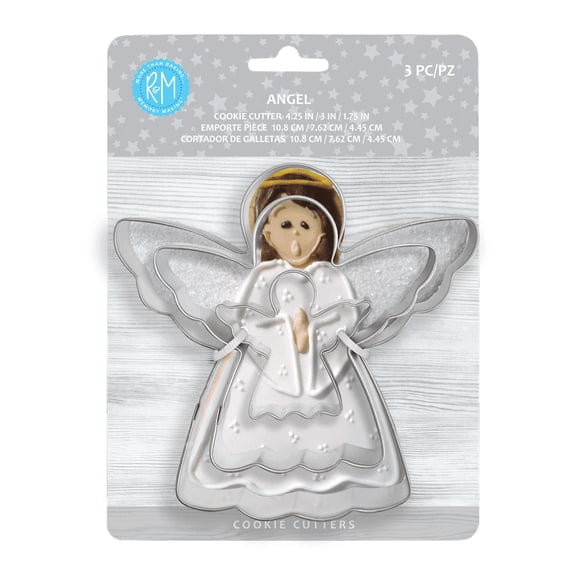 R&M International Angel Nested Cookie Cutters 3 pc Set