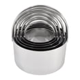thumbnail image 1 of R&M International Biscuit Cutter Stainless Steel 5 Piece Set, 1 of 3