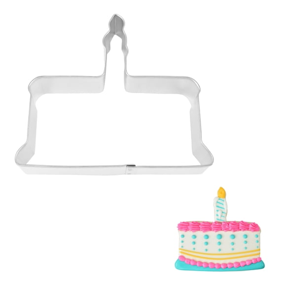 R&M International Cake N Candle 4" Cookie Cutter