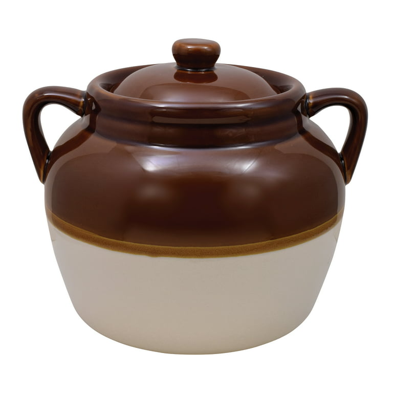 R & M International Large 4.5 qt Ceramic Bean Pot