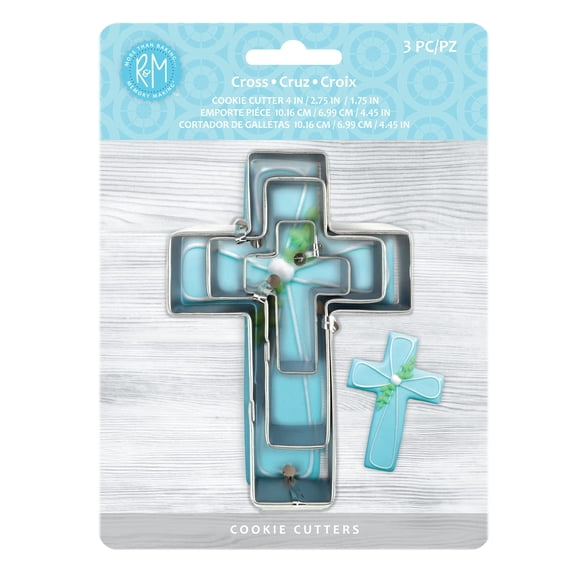 R & M International Cross Cookie Cutter, One Size