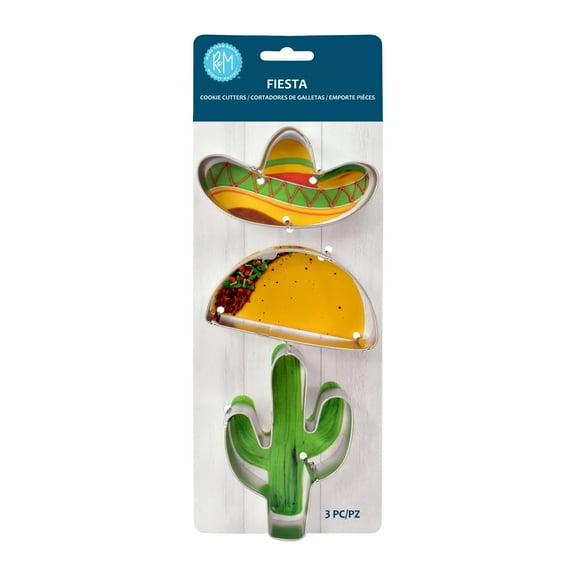 R&M International Fiesta 3 Piece Cookie Cutter Set