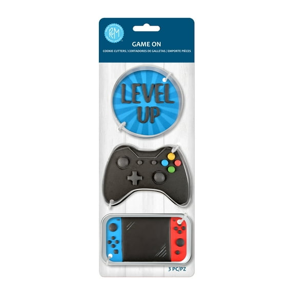 R&M International Game On 3 Piece Cookie Cutter Set