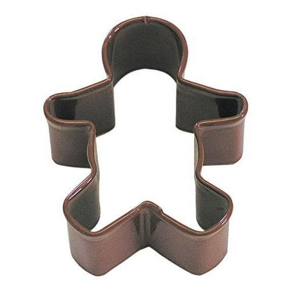 R&M International Gingerbread Boy 2.25" Cookie Cutter Brown