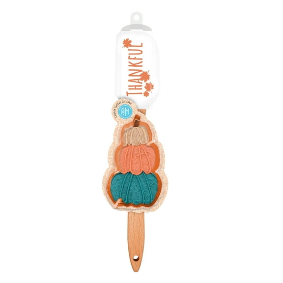 R&M International Happy Fall 2 Piece Spatula and Cookie Cutter Set