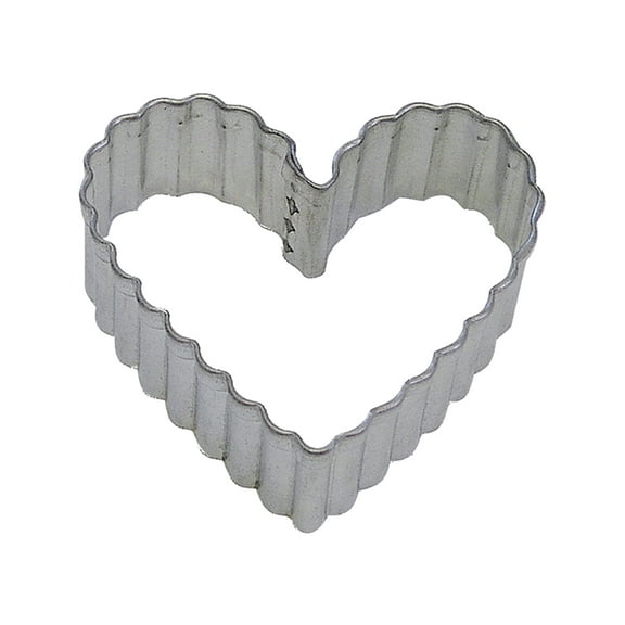 R&M International Heart Fluted 3.5" Cookie Cutter