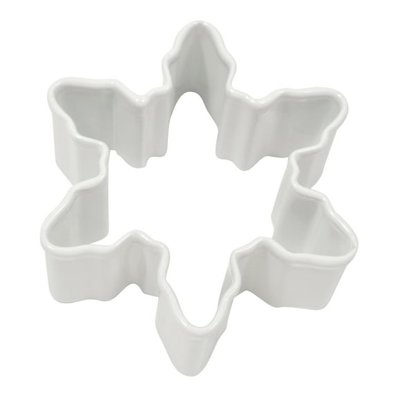 R&M International Mini Snowflake Cookie Cutter #1 White