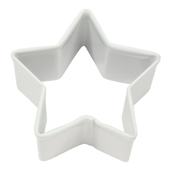 R&M International Mini Star Cookie Cutter White