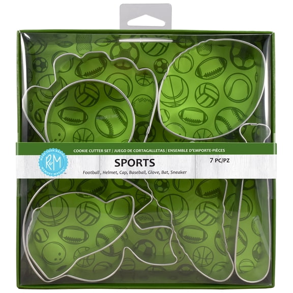 R&M International Sports 7 Piece Cookie Cutter Set