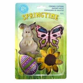 R&M International Spring 4 Piece Cookie Cutter Set