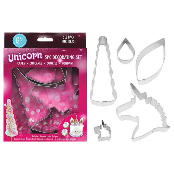 R&M International Unicorn Cake Decorating Set