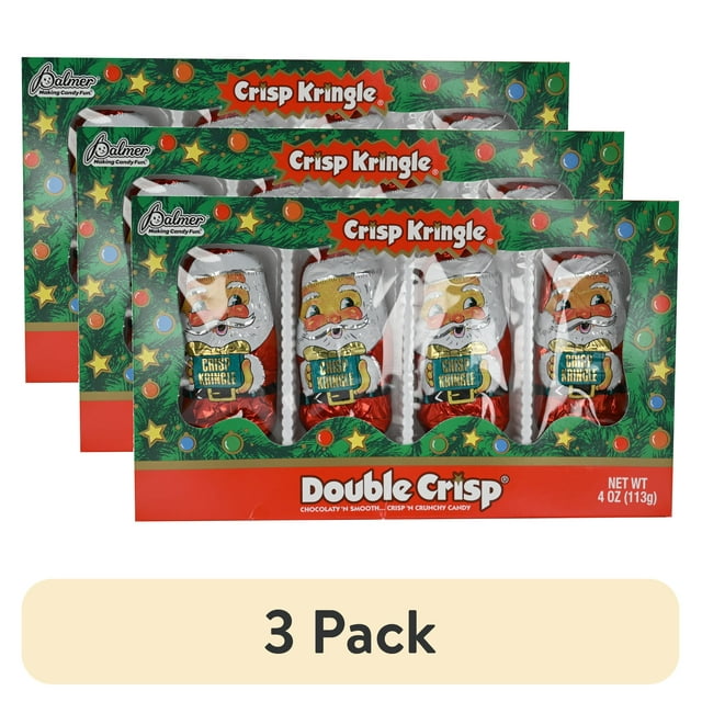 (3 pack) R.M. Palmer Crisp Kringle Chocolate Candy 4pk, 4oz - Walmart.com