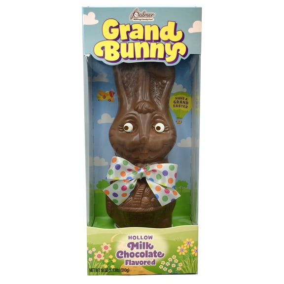 R.M. Palmer Easter Grand Bunny, Hollow Milk Chocolate Flavored, 18oz