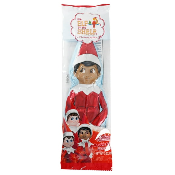 R.M. Palmer Elf on The Shelf Assorted Scout Elf Double Crisp Milk Chocolate, 3 oz, 1 Count