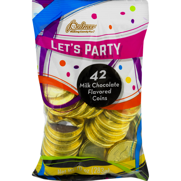 R.M. Palmer, Gold Foil Milk Chocolate Candy Coins, 10 oz