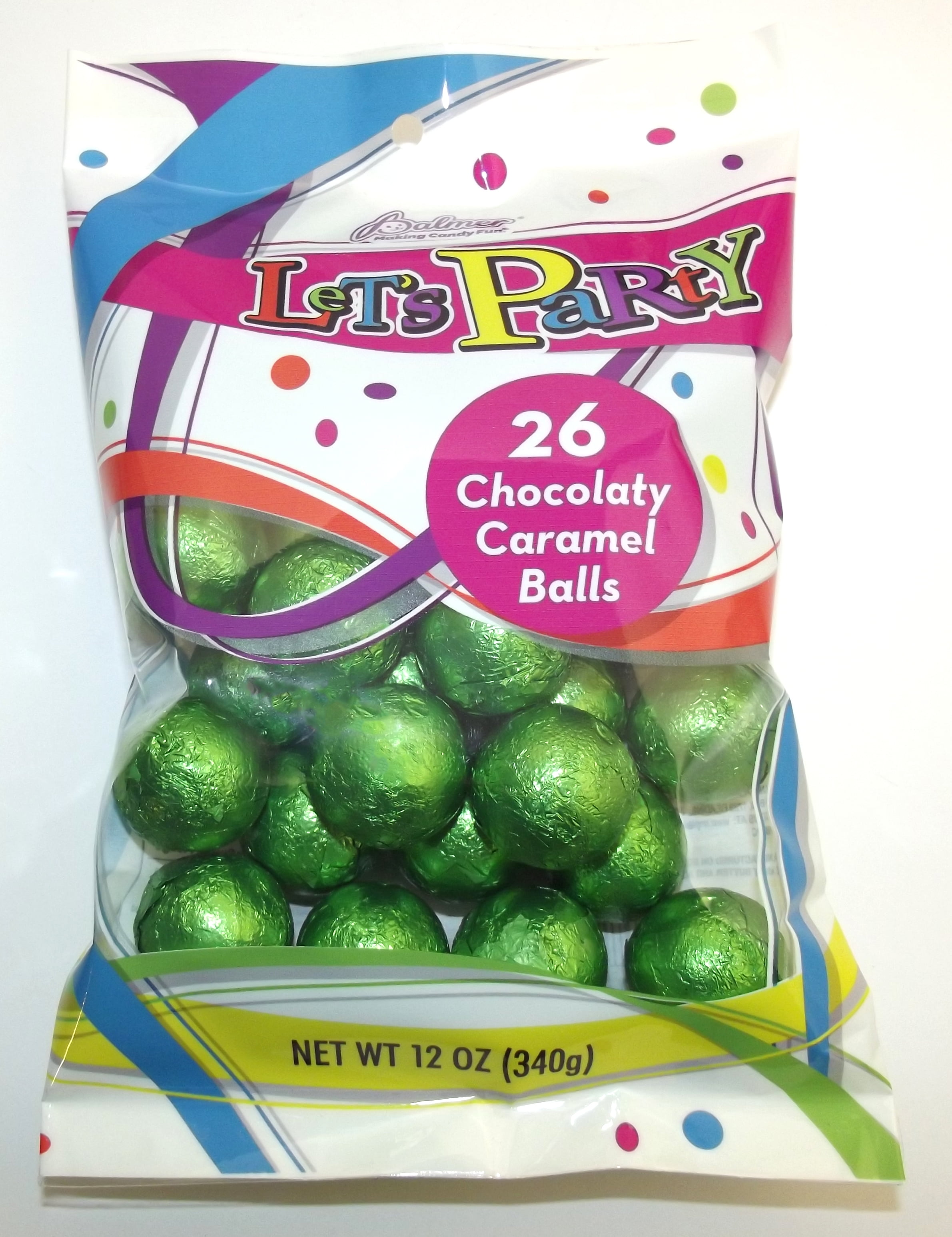 R.M. Palmer, Kiwi Green Foil Caramel Balls, 12 oz - Walmart.com