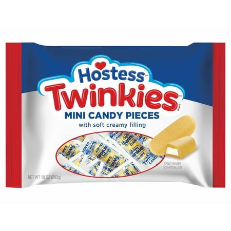 R.M. Palmer Milk Chocolate Twinkies Mini Candy Pieces, Soft and Creamy Filling, Individually Wrapped Bars, Making Candy Fun Since 1948 (10 Ounce)