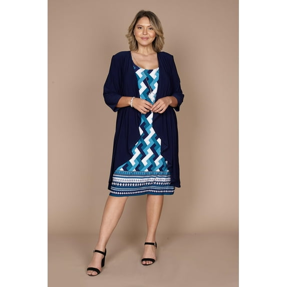 R&M Richards Formal Short Plus Size Dress 7997W