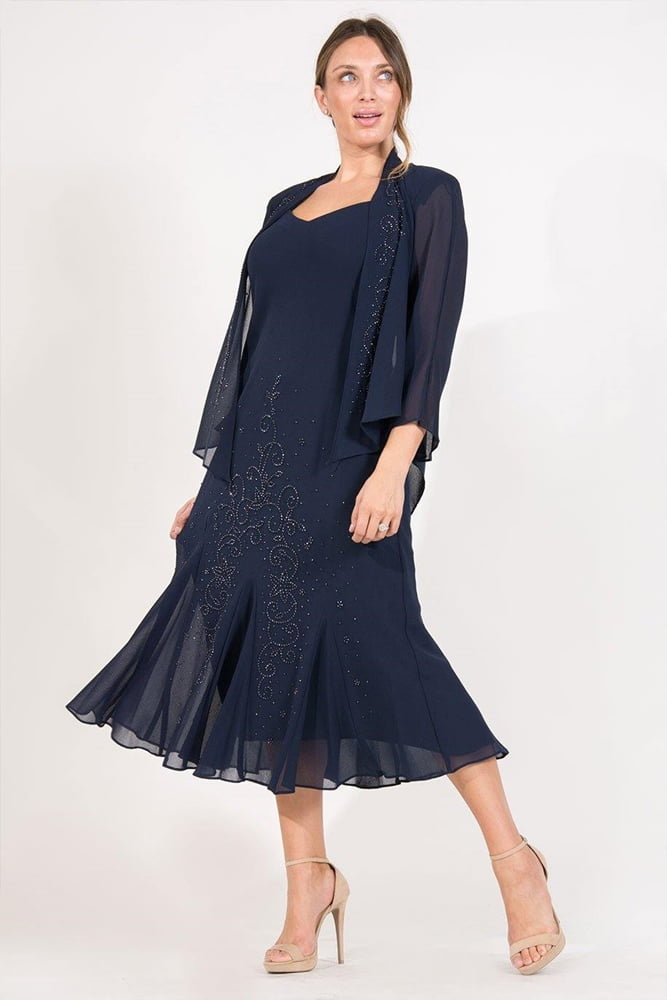 R M Richards Long Formal Jacket Dress 058260 Walmart