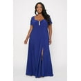 thumbnail image 1 of R&M Richards Long Plus Size Formal Evening Dress 1367W, 1 of 2