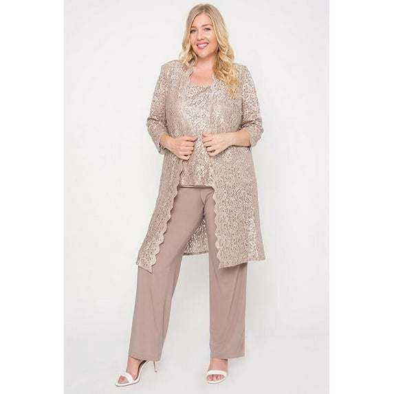 R&M Richards Mother of the Bride Pant Suit Made in USA 1993