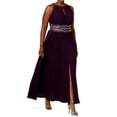 thumbnail image 1 of R&M Richards NEW Purple Womens Size 16W Plus Embellished Sheath Dress, 1 of 2