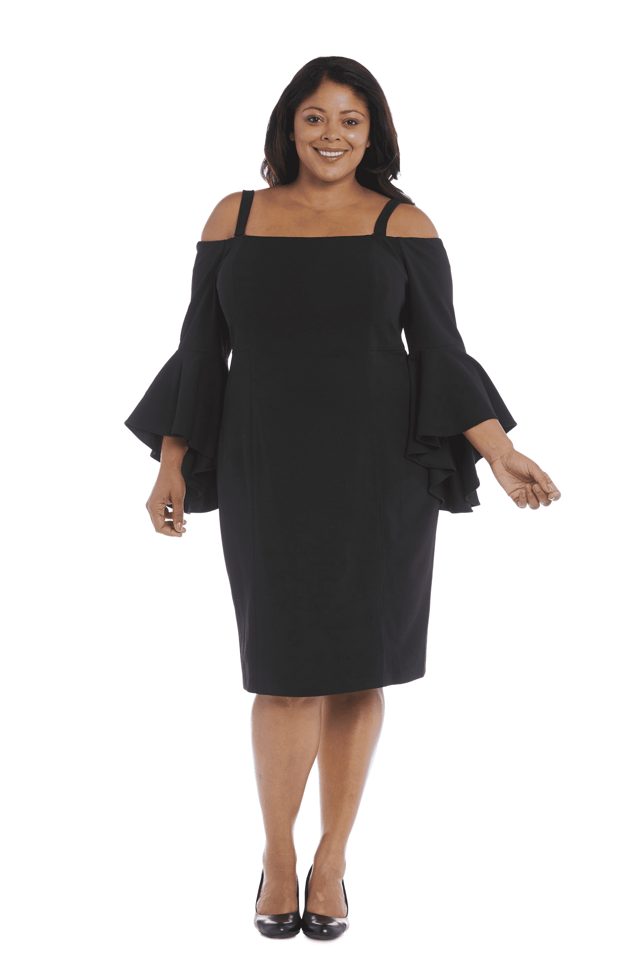 R&M Richards Off the Shoulder Cocktail Dress with Removable Straps ...