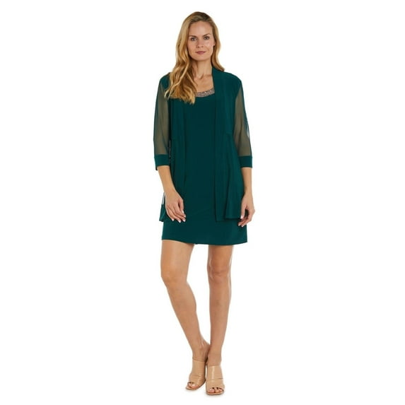 R&M Richards Short Mother of the Bride Formal Dress 8442
