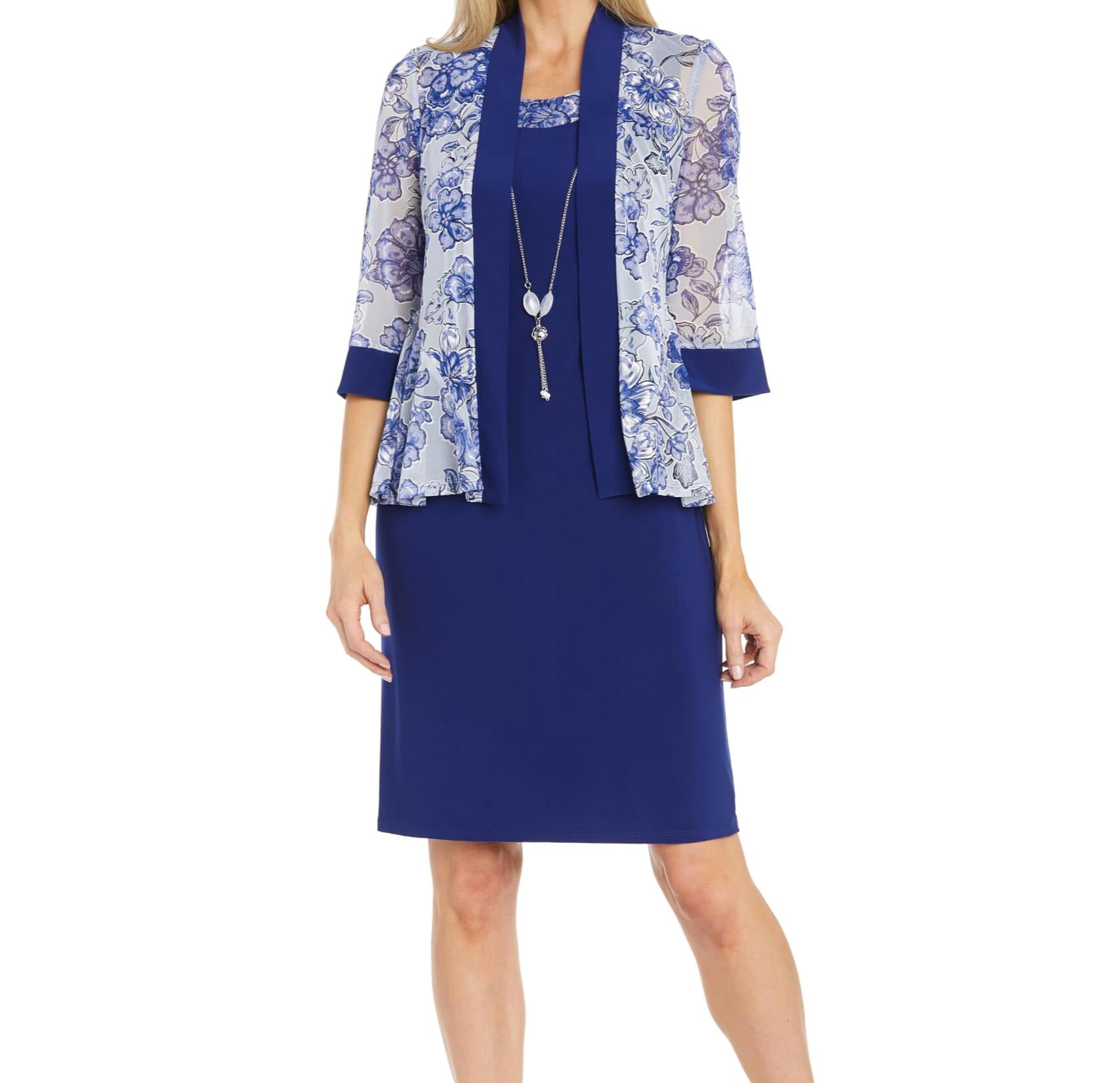 blue cheese dressing price Maya Brooke 27491 - Short Woven Sheath Dress main image 1