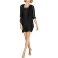 thumbnail image 1 of R&M Richards Women's Short Lace Mother of the Bride Dress with Jacket, 1 of 2