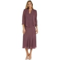 thumbnail image 1 of R&M Richards Women’s Two-Piece Embellished A-Line Midi Dress with Jacket, 1 of 2