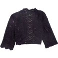 thumbnail image 1 of R & M Richards Womens Lace Cardigan Sweater, Purple, 14, 1 of 1