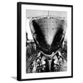 thumbnail image 1 of Art.com R.M.S. 'Queen Mary' in Dry Dock, Southampton, April 1936 Photographic Print, Black Frame Wall Art, 23" x 29", 1 of 5