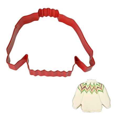 R&M Sweater 4" Cookie Cutter Red