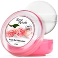 thumbnail image 1 of R-Neu Body Powder for Women, Talc-Free, Elegant Rose Petals, Soft & Silky Skin Dusting Powder with Puff, 5 oz, 1 Pack, 1 of 6
