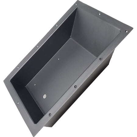 R&R Design Recessed Easy Boat Trolling Motor Pan, Powder Coated Aluminum Foot Pedal Control Tray