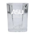 thumbnail image 1 of R & R Imports  Alabama State University 2 oz Square Shot Glass Laser Etched Logo Design - Pack of 2, 1 of 1