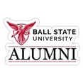 thumbnail image 1 of R & R Imports  Ball State University 4 in. Laser Cut Alumni Vinyl Decal Sticker - Pack of 2, 1 of 1