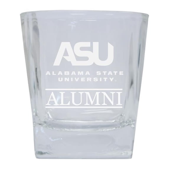 R & R Imports GLTB-C-ALS20 ALUM Alabama State University 8 oz Etched Alumni Glass Tumbler