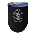 thumbnail image 1 of R & R Imports ITWE-C-SDO20B South Dakota Coyotes 12 oz Insulated Wine Stainless Steel Tumbler, Black, 1 of 1