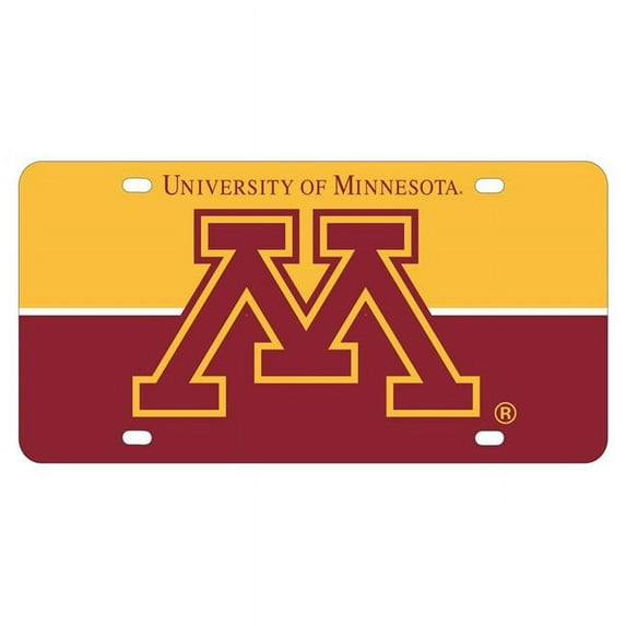 R & R Imports LP-C-MIN19 Minnesota Gophers Metal License Plate