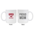 thumbnail image 1 of R & R Imports MUG-C-SMU20 WMOM Southern Methodist University Proud Mom White Ceramic Coffee Mug, 1 of 1