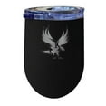 thumbnail image 1 of R & R Imports ITWE-C-NCC20B North Carolina Central Eagles 12 oz Insulated Wine Stainless Steel Tumbler, Black, 1 of 1