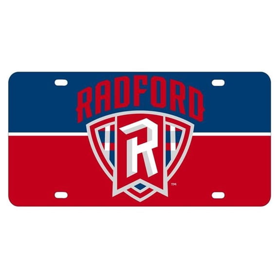 R & R Imports Radford University Highlanders Metal License Plate