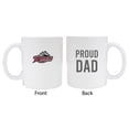 thumbnail image 1 of R & R Imports  Rider University Broncs Proud Dad White Ceramic Coffee Mug - Pack of 2, 1 of 1